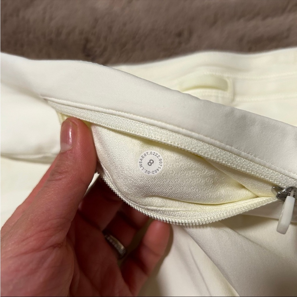 Lululemon Pace Rival Skirt Tall size 8 Lemon sorbet NWT - Picture 2 of 6